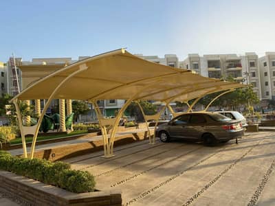 Tensile shade / Garage shade / Car roof parking / Canopy car porch