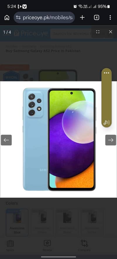 Samsung Mobile A52