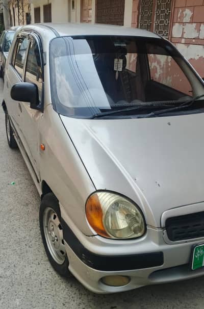 Hyundai Santro 2008 prime gv ultra silver color