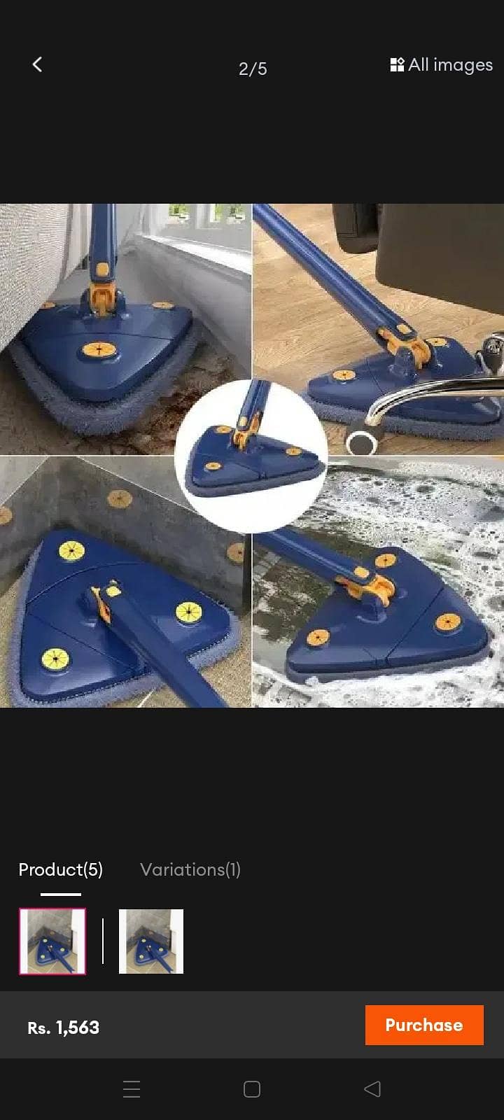 traingle mop 2