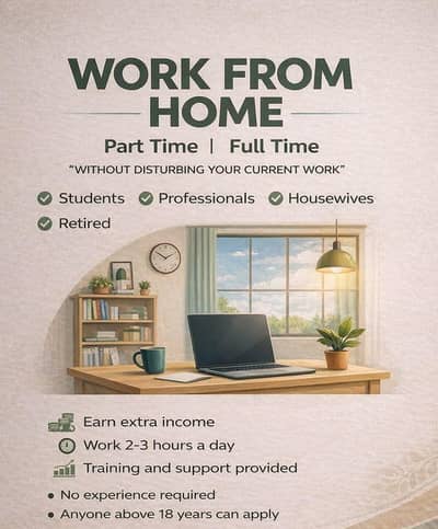 Part Time, Full Time, Online Work Available