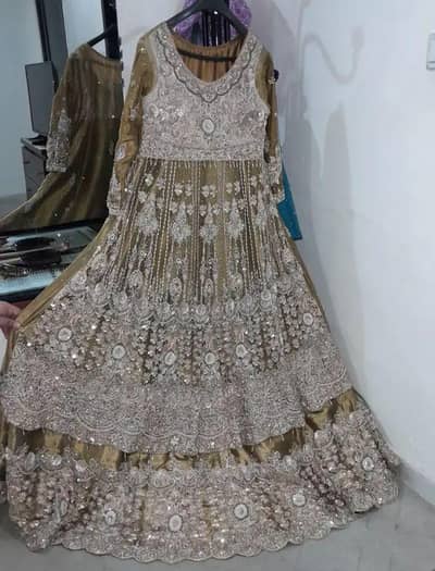 brand new beautiful bridal dress double maxi