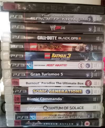PS3 Orignal Games with MANUAL for SALE