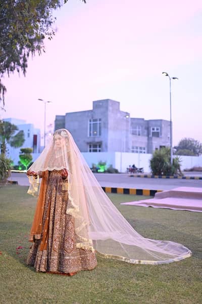 bridal long veil