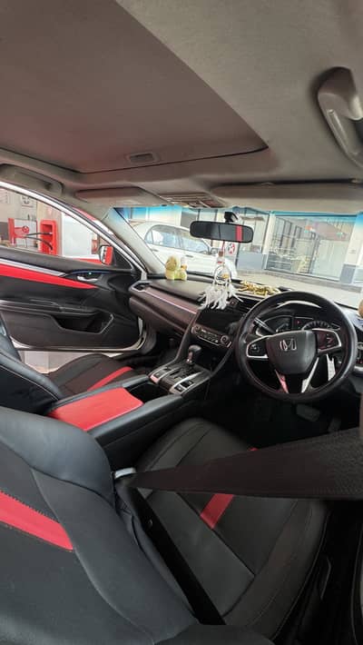 Honda Civic Oriel 2018 UG (Red Meter) | White Color |