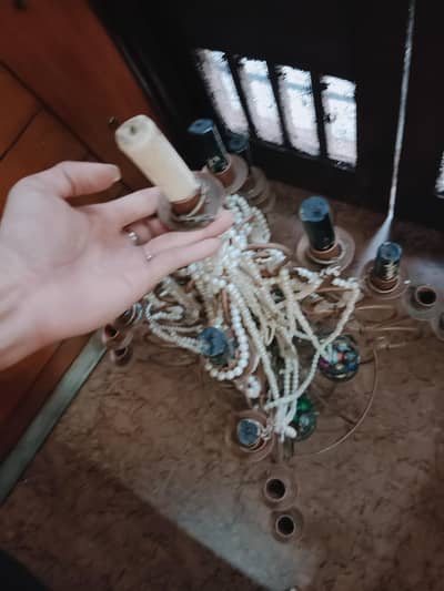 candel stand/heavy Gage Mattel for sale