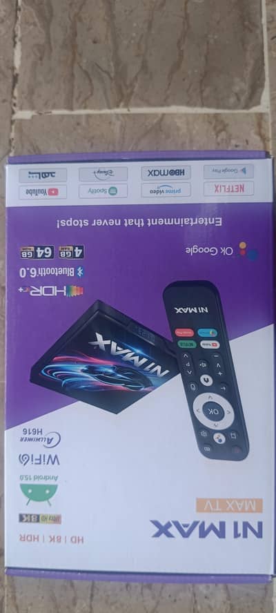 Max Tv N1 Max android tv box