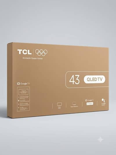 TCL QLED 43' boxe packed