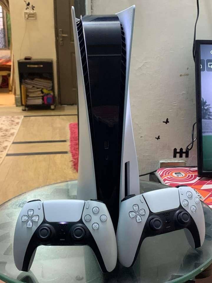 ps5 disk edition 2 controller 0