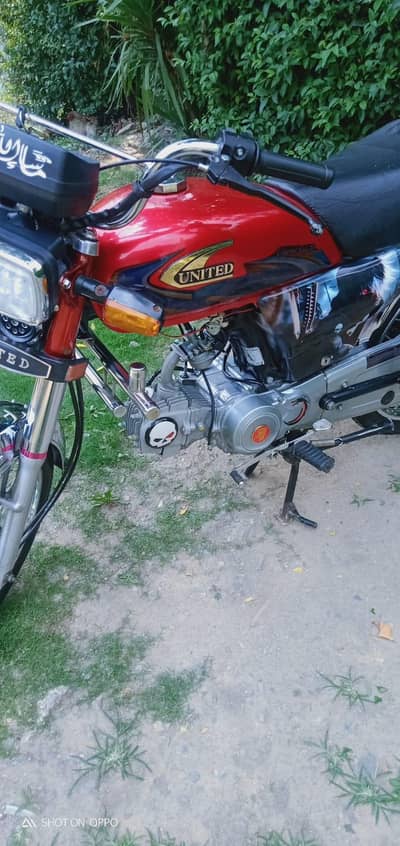 United 70 25 model hai condition 10 by 10 hai new bike hai