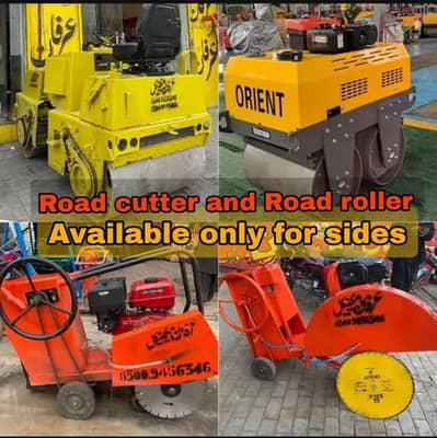 road roller machine / road cutter / concrete mixer machine