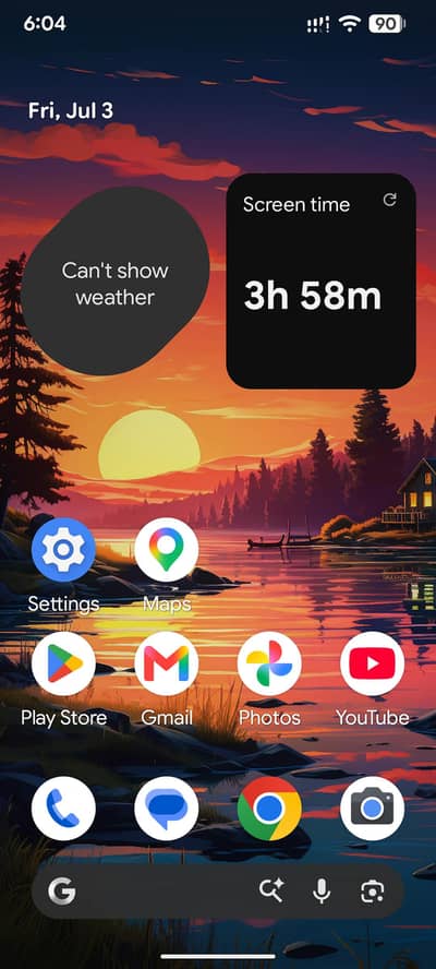 Google Pixel 7a black