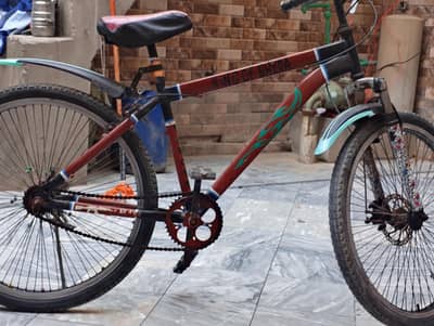 26" Mountain cycle for Sale | Front Disc Brake | Good Condition