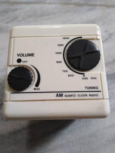 Mini clock and radio
