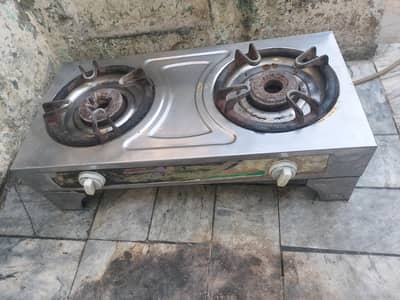 Double side Gas chulha 10/10 condition