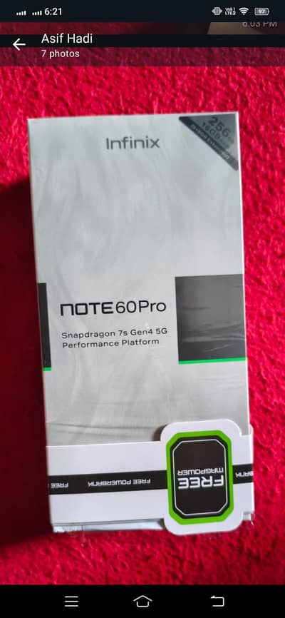 Infinix note 60 pro