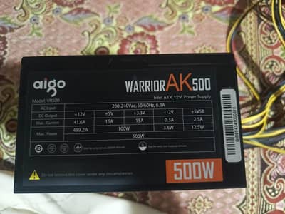 aigo warriorAK500w psu