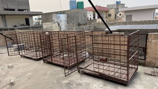 Heavy duty iron cages / dog kennels