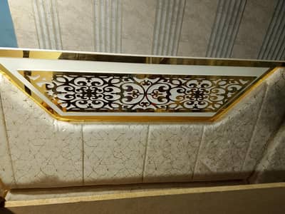 King Size Bed Set with 2 Side Tables & Mattress