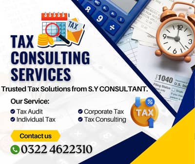 Income Tax | Sales Tax | Company Registration | Trademark | NGO/NPO