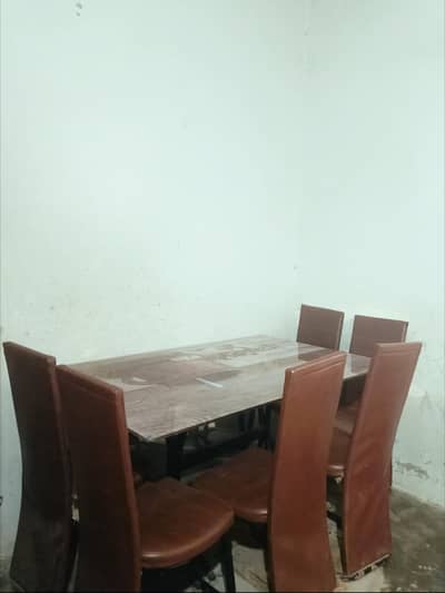 6 Seater Dining Table Set | Excellent Condition