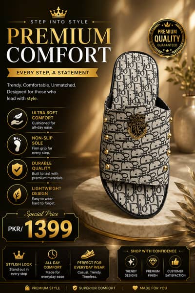 Urban Signature Comfort Slide | Men's Slides | Urban Slides