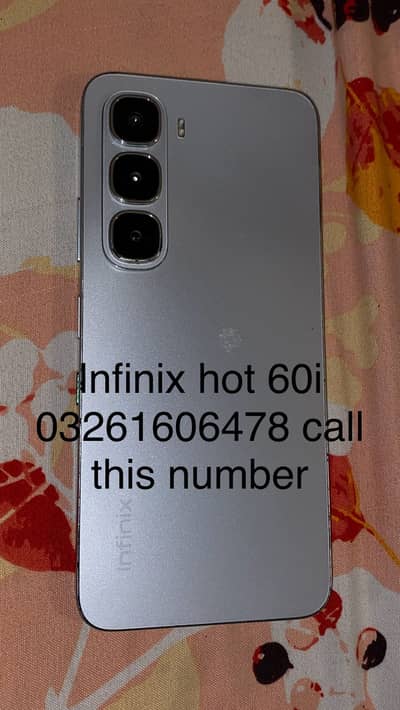 Infinix hot 60i with box charger