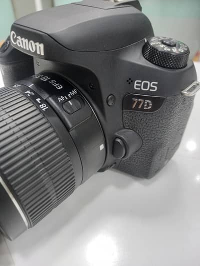 Canon EOS 77D DSLR + 18-55mm Lens – Lush Condition