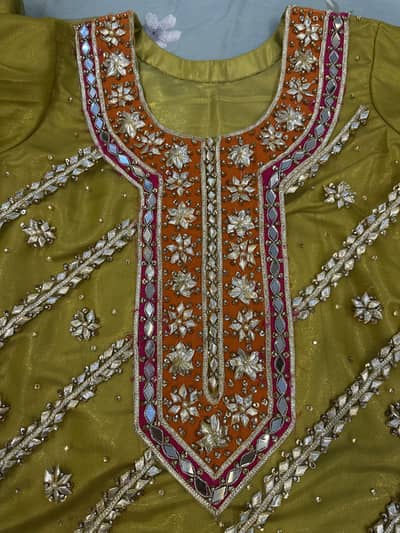 Mehndi dress 3 piece