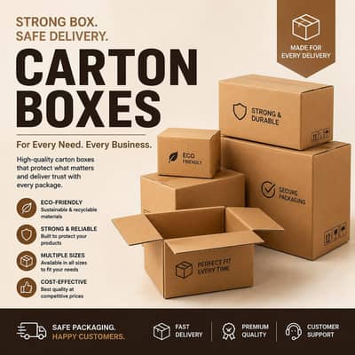Cartons for Sale – Brand New & Used