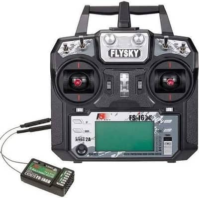 flysky i6x with receiver, transmitter and receiver for RC plane