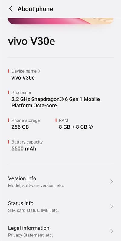 Vivo V30