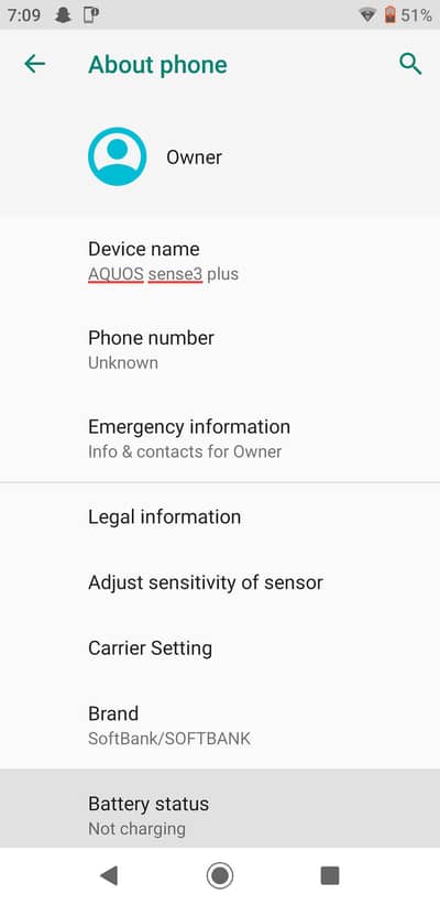 Aquos sense 3 plus