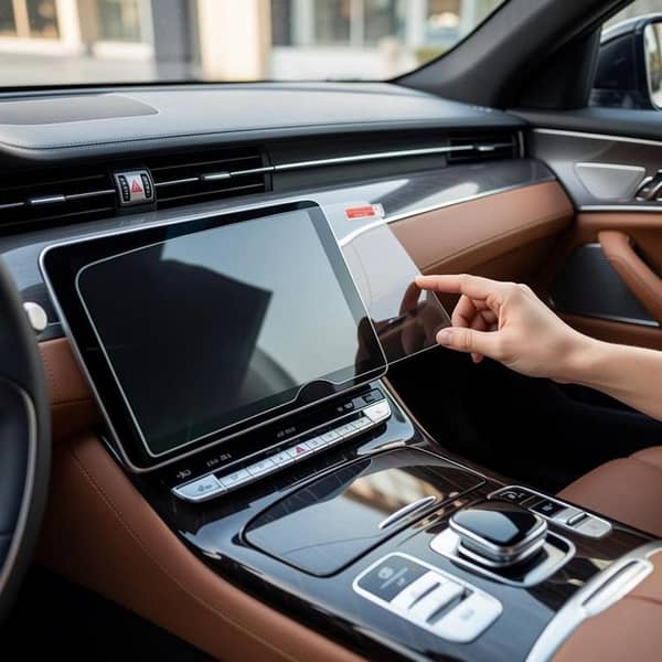 10 inch Transparent Car LCD Screen Glass Protector In Premium Quality