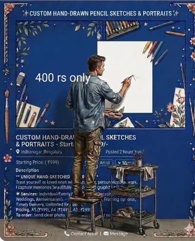 handmade sketch 400 only