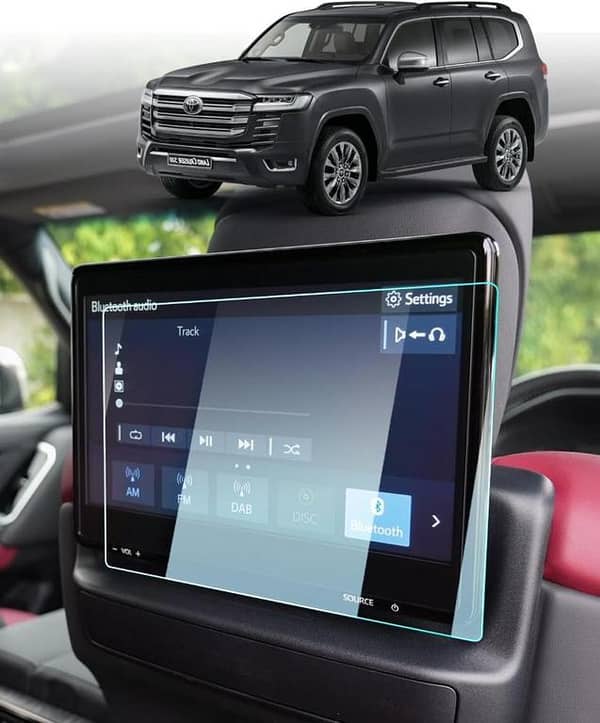 LC200 2020-2024 Model Transparent Car LCD Screen And Speedometer Glass Protector In Premium Quality