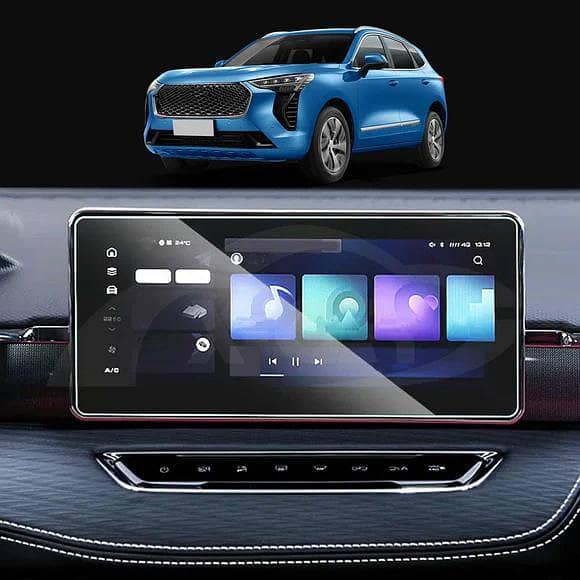 Haval Jolion Transparent Car LCD Screen And Speedometer Glass Protector In Premium Quality