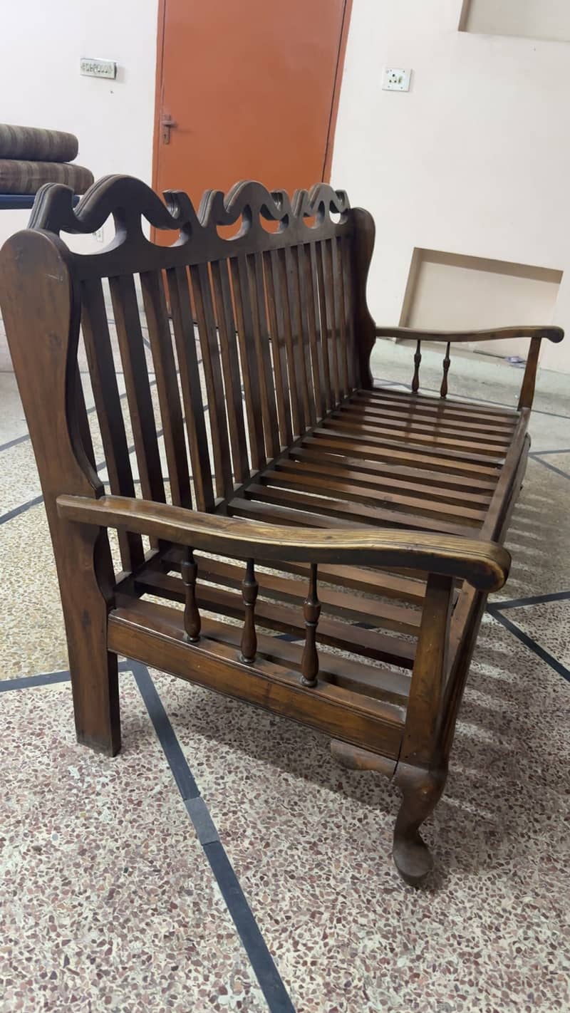 Sheasham solid wood sofa 1