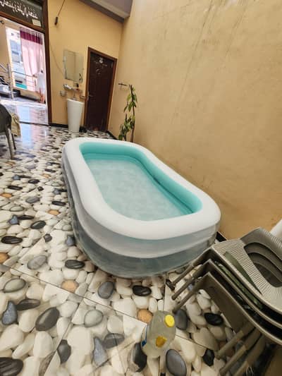branded intext swiming pool  along with air filler pump