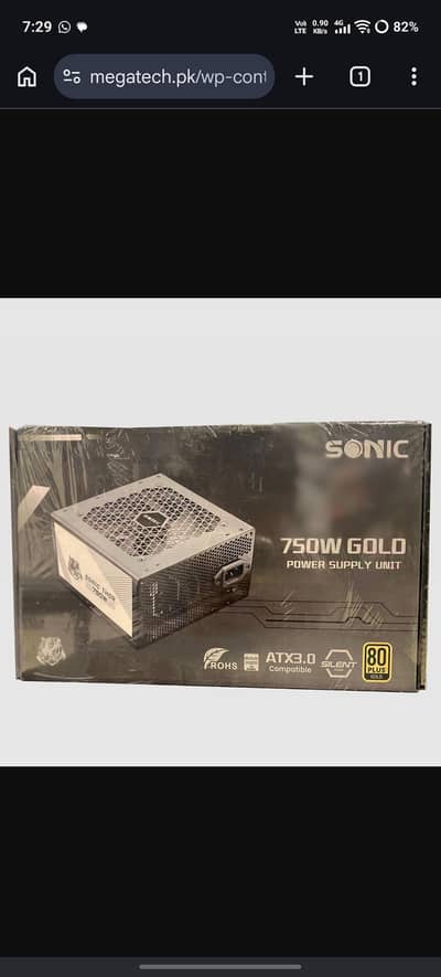 Sonic 700W premium 80+ Gold power Supply