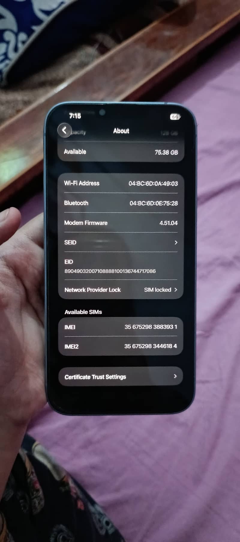 Apple iPhone 14 plus 8