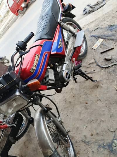 Kawasaki gto 125 Karachi number