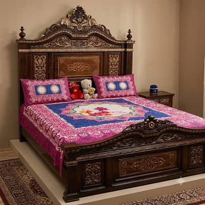 Bed . . . side tables. . . Wardrobe. . . showcase. . . dressing