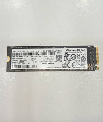 WD SN730 256GB NVMe M. 2 2280 SSD PCIe Gen3