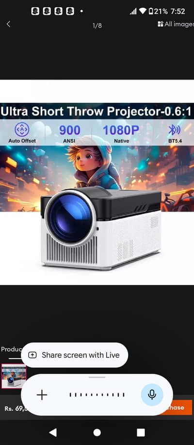 magcubic projector 8k