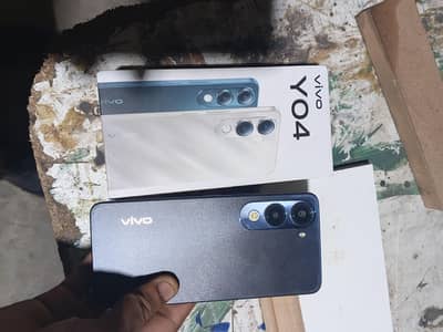 Vivo Y04 10 by 10 4 128 4 month warranty box charger sat h urgent sale