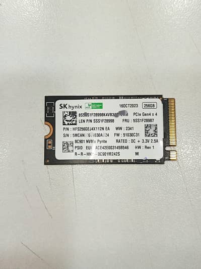 SK hynix BC901 256GB NVMe M. 2 2242 PCIe Gen4 SSD