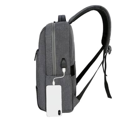 Men's waterproof casual business backpack black
