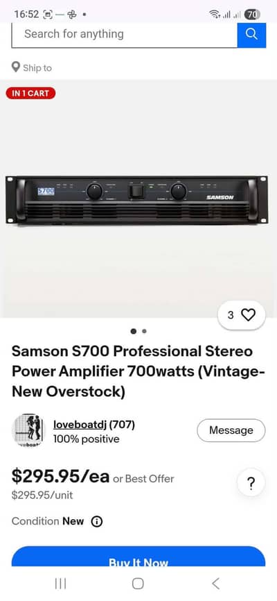 Professional and Home Theater System Available as Whole Package