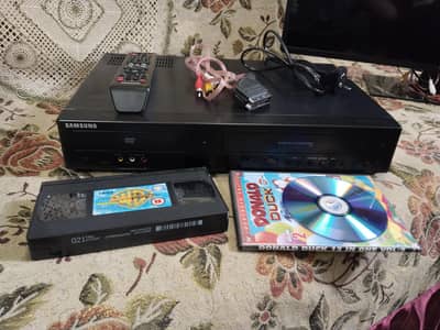 Samsung combo for sale Full working condition With remote & Leeds